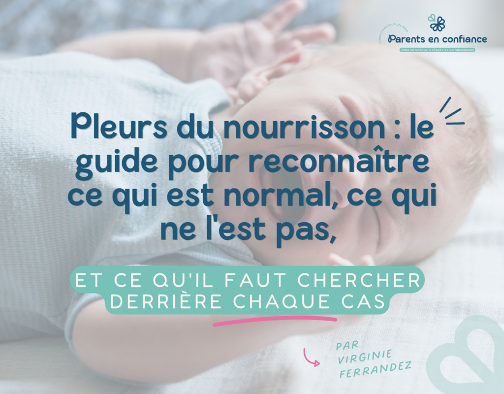 pleurs du nourrisson